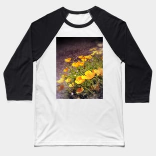 california poppies 3 Baseball T-Shirt